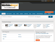 Tablet Screenshot of beogradnekretnine.net